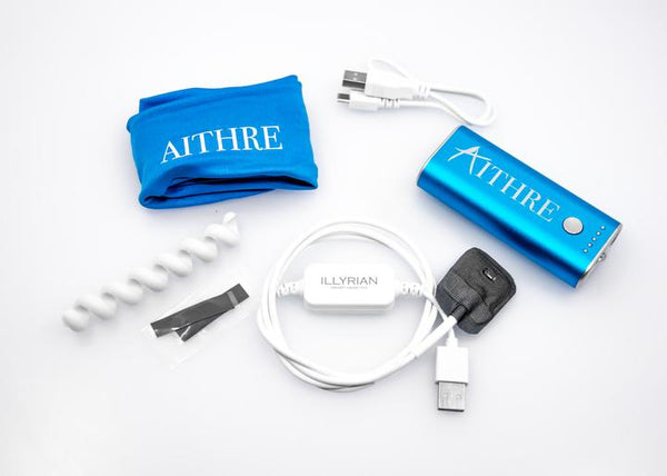 Aithre Illyrian Smart Oximeter - With iOS App - White